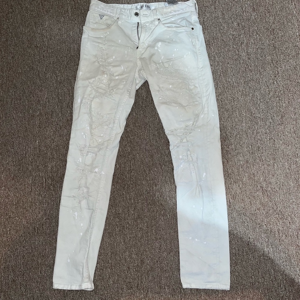 Guess Slim Tapered Ripped Jeans US29